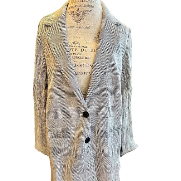 TORRID Women's Studio Double Knit Boyfriend Blazer 1X(14-16) NWT Plus Size - Picture 5 of 8